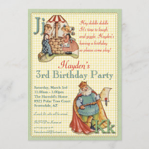 Invitación a la rima de la guardería - Pequeño cer