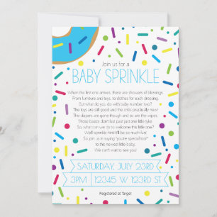 Invitación a la rociada de Baby Boy