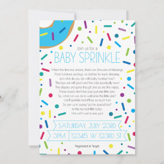 Invitación a la rociada de Baby Boy