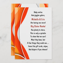 Invitación a la rociada de bebé