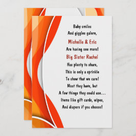 Invitación a la rociada de bebé