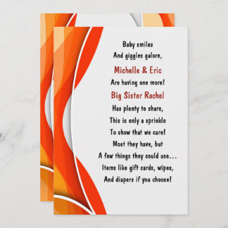 Invitación a la rociada de bebé