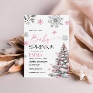 Invitación a la rociada de bebé de invierno, Baby