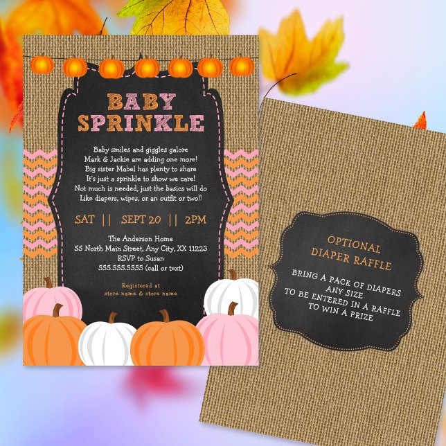 Invitación a la rociada de bebé del Chica ruso Cal (Subido por el creador)
