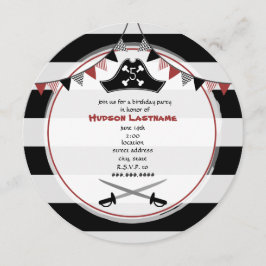 Invitación a la ronda de la fiesta de cumpleaños d