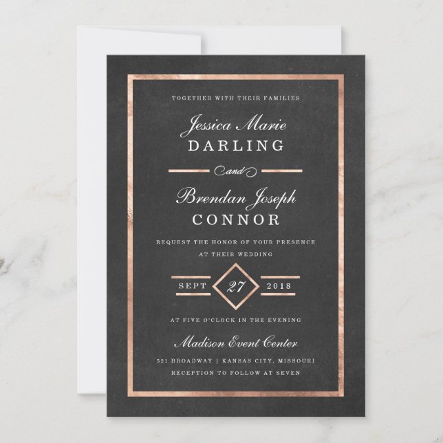 Invitación a la Rosa de oro y a la Boda Negra de D (Anverso)
