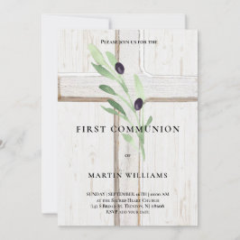 Invitación a la Santa Comunión de la cruz de la ma