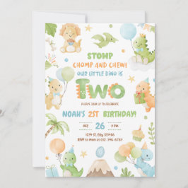 Invitación a la segunda fiesta de cumpleaños de Di