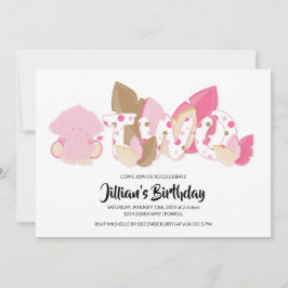 Invitación a la segunda fiesta de cumpleaños del E