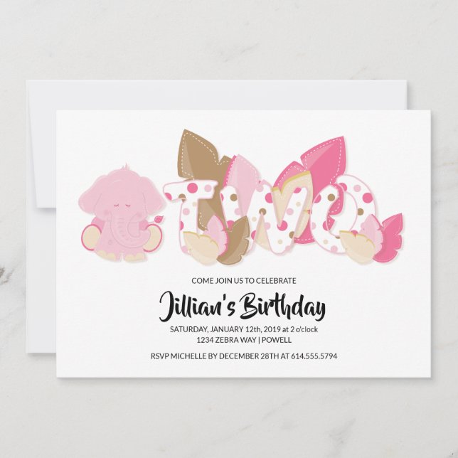 Invitación a la segunda fiesta de cumpleaños del E (Anverso)