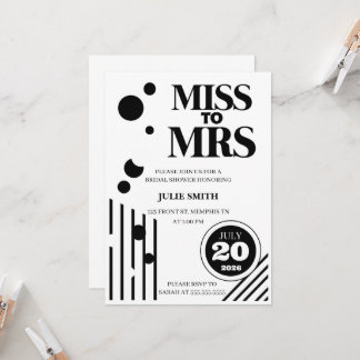 Invitación a la señora Bridal Shower