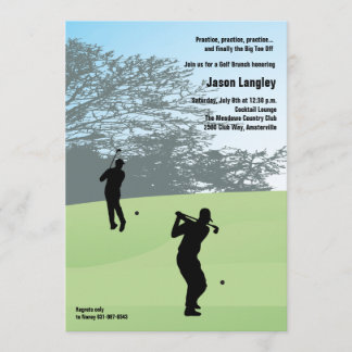 Invitación a la siembra de golf