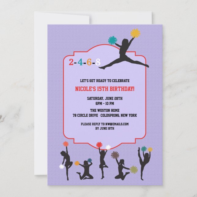 Invitación a la silueta animadora (Anverso)