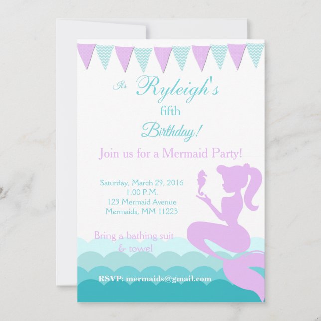 Invitación a la sirena | Bajo invitación del mar (Anverso)