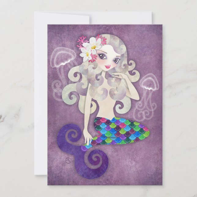 Invitación a la sirena de Amethyste (Anverso)