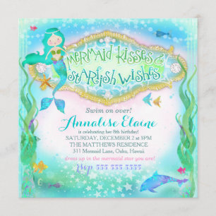 Invitación a la sirena mágica GC