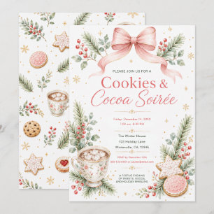 Invitación a la Soirée de Galletas y Cacao