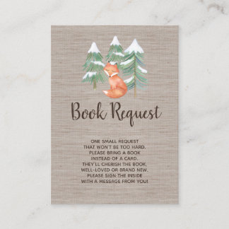 Invitación a la solicitud del libro de Winter Wood