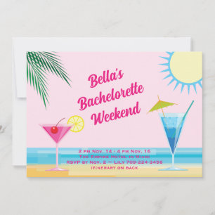 Invitación a la soltera en verano de fin de semana