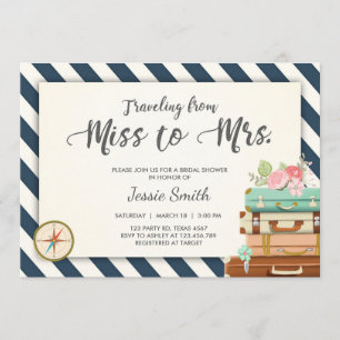 Invitación a la Sra. Navy a la ducha de novia