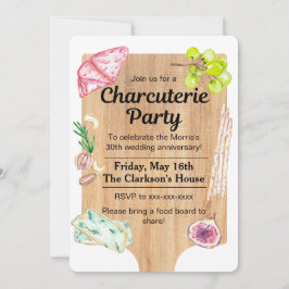 Invitación a la tabla de charcutería