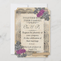 Invitación a la tarjeta Boda rusa