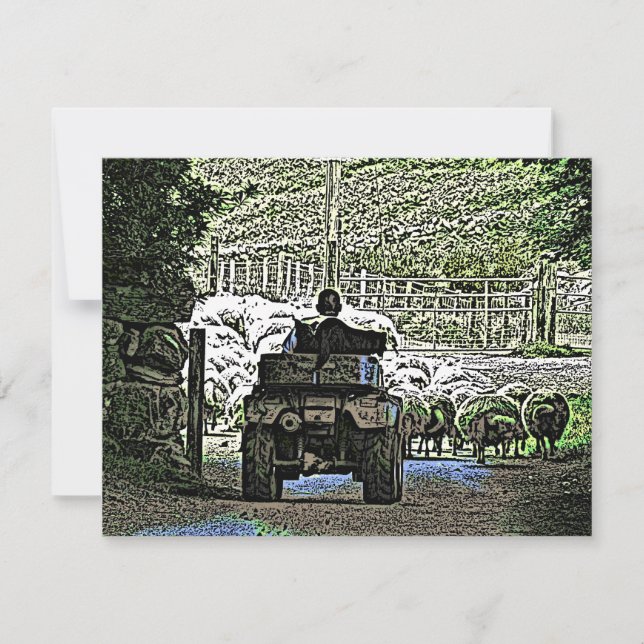 Invitación a la TARJETA DE AGRICULTURA (Anverso)