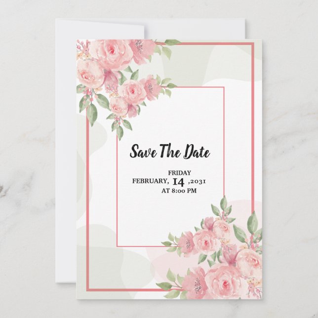 Invitación a la tarjeta de amarre de la montaña de (Reverso)