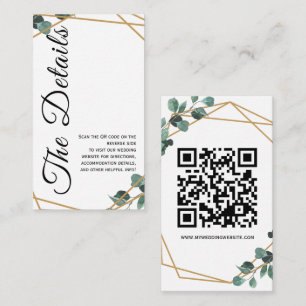 Invitación a la tarjeta de cierre mínima de verde