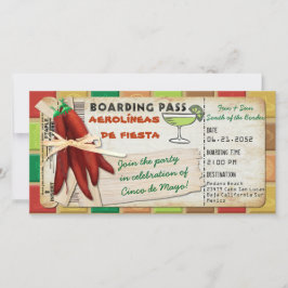 Invitación a la tarjeta Fiesta Cinco De Mayo