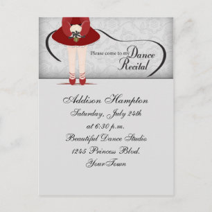 Invitación a la tarjeta postal considerando de bai