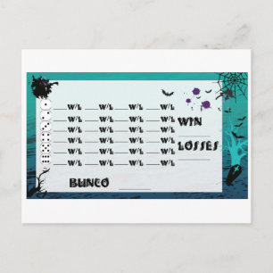 Invitación a la tarjeta postal especial de Bunco