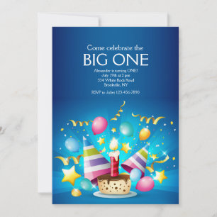 Invitación a la tarta de cumpleaños