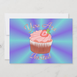 Invitación a la tarta de fresa