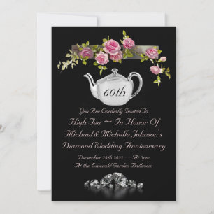 Invitación a la tetería del 60º aniversario