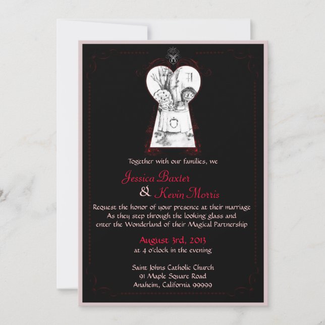 Invitación a la tierra de las maravillas (Anverso)