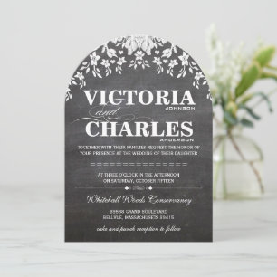 Invitación a la tipografía de época moderna de Cha