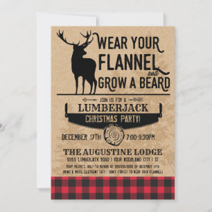 Invitación a la toma de navidades de Lumberjack - 