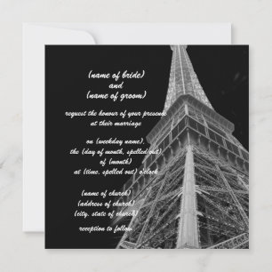 invitación a la torre eiffel