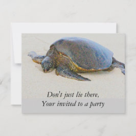 Invitación a la tortuga hawaiana