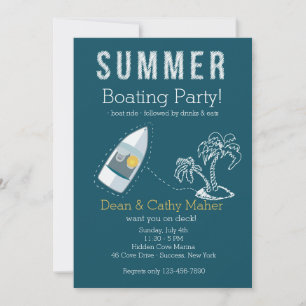 Invitación a la travesía en barco