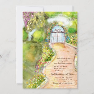 Invitación a la trayectoria de jardín