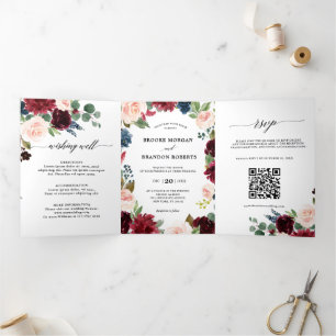 Invitación a la Triple Boda de la Marina Roja de B