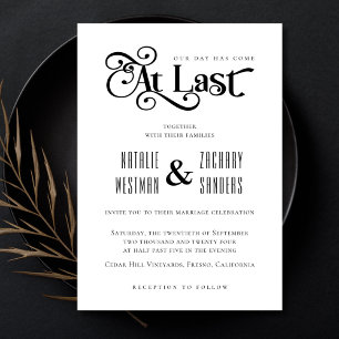 Invitación a la última boda