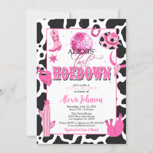 Invitación a la última soltera/ducha de novia del