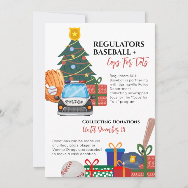 Invitación a la unidad de juguete de los navidades (Anverso)