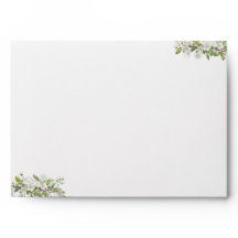 Invitación a la vegetación boda y las flores