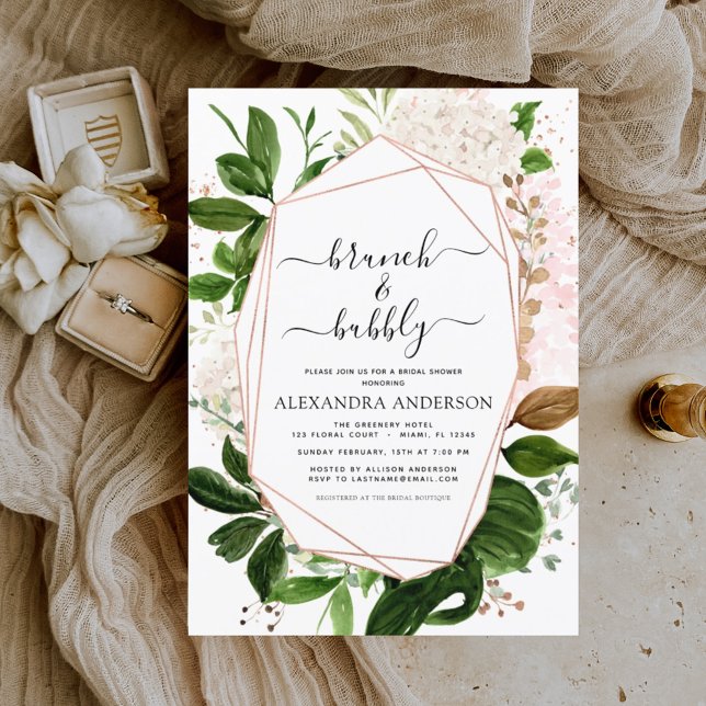 Invitación a la vegetación de la ducha de novia Br (Subido por el creador)