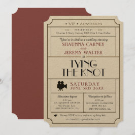 Invitación a la venta de entradas para bodas/Tema 
