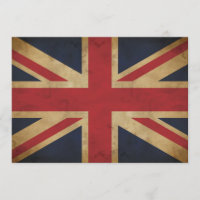 Invitación a la vieja Union Jack